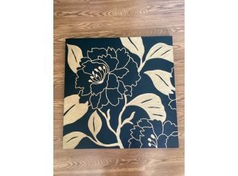 Composite Carved Floral Wall Decor