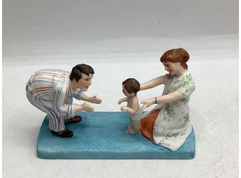 Norman Rockwell 'baby's First Step' Figurine