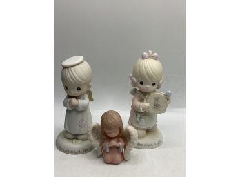 Precious Moments Figurines - Set Of 3