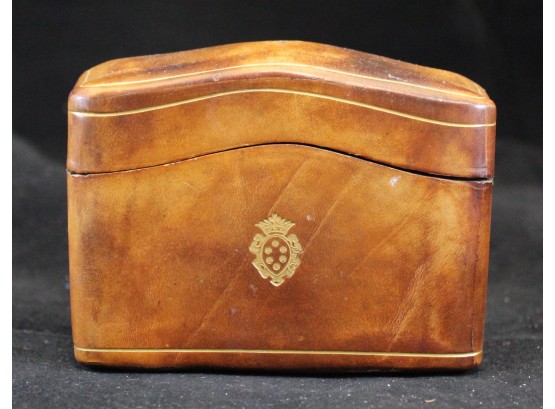 Genuine Leather Box With Divider Made In Italy 4' X 3' (O114)