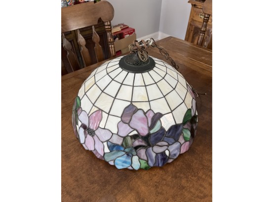 Floral Pattern Tiffany Style Hanging Lamp