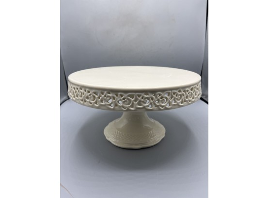 Godinger And Co Porcelain Footed Cake Stand