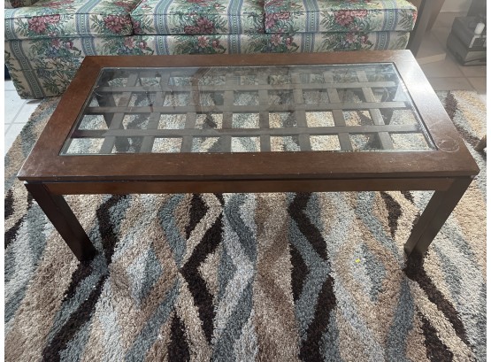 Composite Glass-top Coffee Table