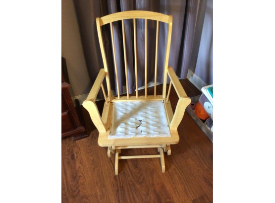 Solid Wood Rocking Chair - Cushions Not Included