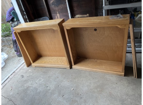 Aspen Furniture Nostalgia Oak Warehouse Solid Wood Book Cases - 2 Total