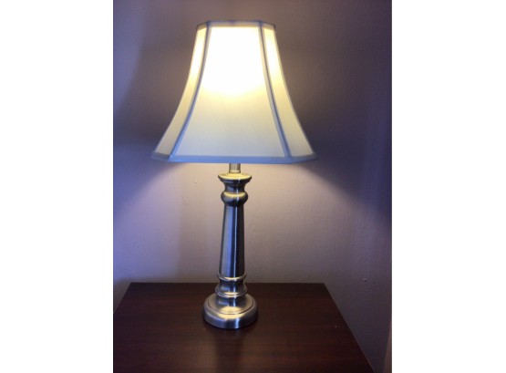 Stainless Steel Table Lamps - 2 Total