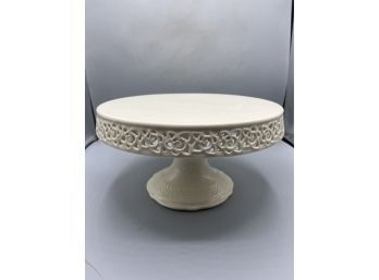 Godinger And Co Porcelain Footed Cake Stand