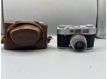 Midcentury REX 35 Camera Luminor F:2.8 Lens Leather Case