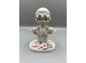1983 Jonathan And David Enesco Precious Moments Porcelain Figurine #E-2821 - You Have Touched So Many Hearts