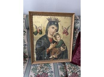 Our Lady Of Perpetual Help - Religious Print Framed