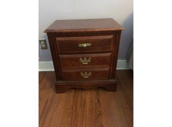 Broyhill Wooden 2 Drawer Night Stand