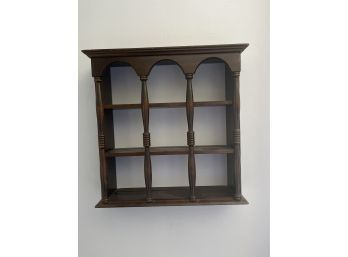 Solid Wood 3 Shelf Display Cabinet