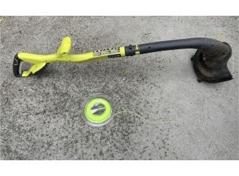Ryobi 18V Cordless String Trimmer With Extra String Included - Battery Not Included
