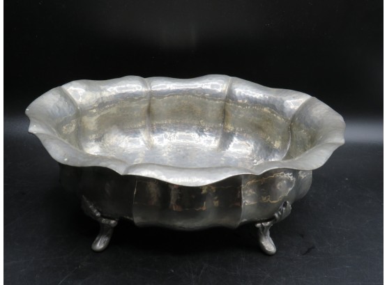 Peltro Italy Pewter Footed Bowl