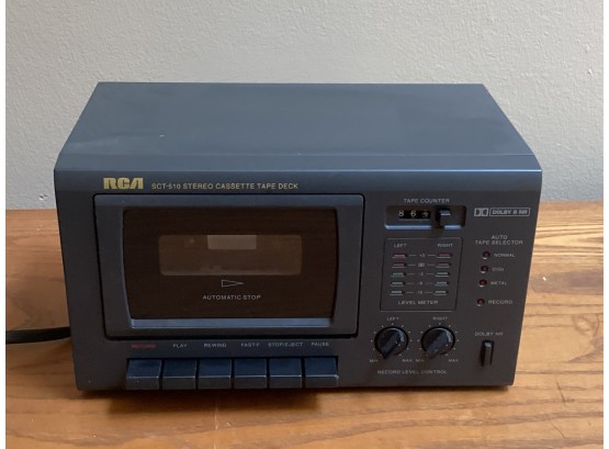 RCA For RadioShack Stereo Cassette Deck Model SCT-510