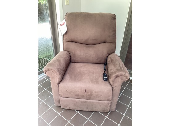 Pride Lift Chair With Manual Electric Ultra Suede Like New Tags Still On