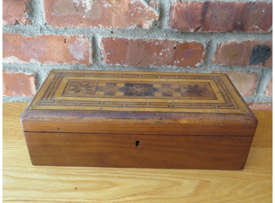 Wood Inlay Decorative Antique Box