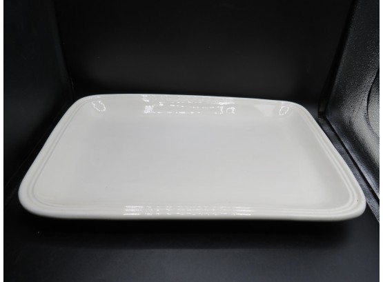 White Rectangular Serving Platter
