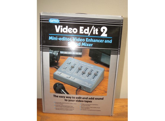 Sima Video Ed/it 2 Mini-Editor Video Enhancer And Sound Mixer SED-2 - In Box