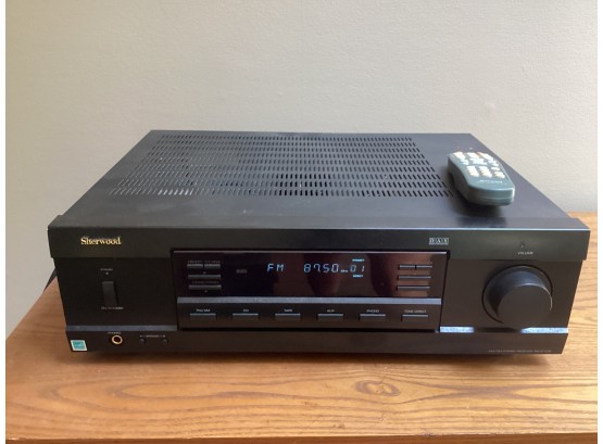 Sherwood RX-4109 AM/FM Stereo 2-Channel 100W Receiver With Remote