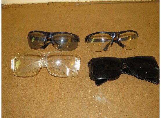 Plastic Shop Safety Glasses - Assorted Set Of 4