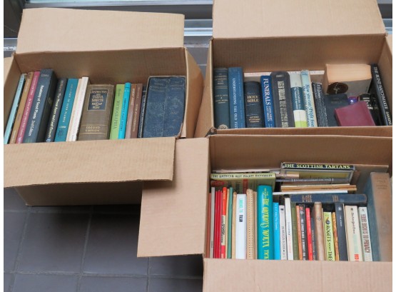 Books - Assorted Lot Of 3 Boxes