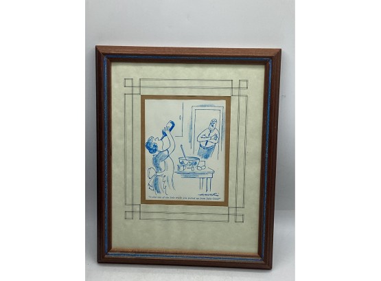 Julia Child H. Martin 'is That One Of The Little Tricks You Picked Up From Julia Child?' Framed Decor