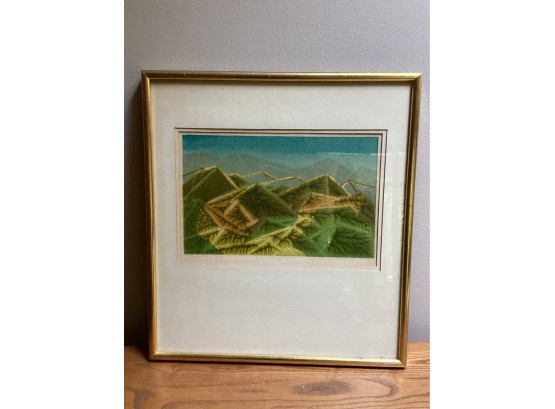 Ginger Osgood 'summitry' Limited Edition 125 Serigraph Framed