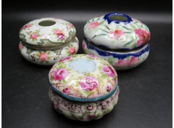 NIPPON Nippon Hair Receiver And Trinket Box - Assorted Set Of 3