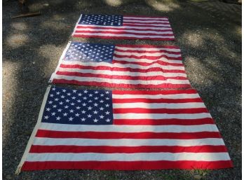American Flags - Assort3ed Set Of 3
