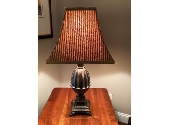 Ethan Allen 'dark Pineapple' Metal Table Lamp