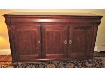 Ethan Allen British Classical Collection Maple Wood Side Board Buffet Cabinet