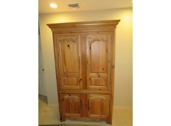 Wood Armoire Storage Cabinet