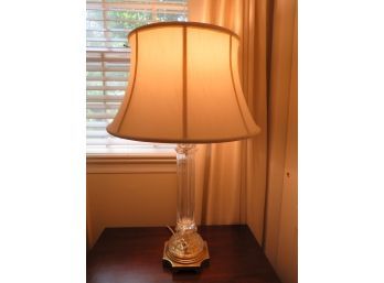 Brass/glass Table Lamp