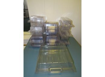 Plastic Storage/shoe Boxes - Assorted Sizes Set Of 23