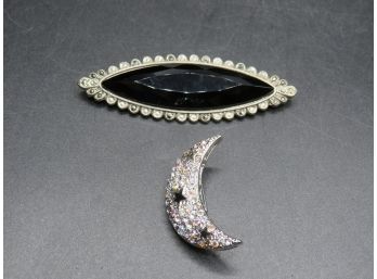 Costume Jewelry Pins - Set Of 2