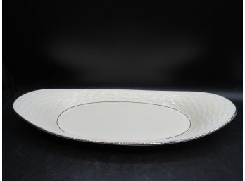 Lenox Oval Silver-tone Trimmed Platter