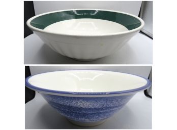 Ceramica Ternana & Roma Inc. Bowls - Assorted Set Of 2