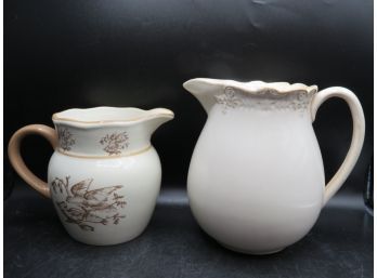 I. Godinger & Co. & Claire Wilson's 'heaven' Ceramic Pitchers - Assorted Set Of 2