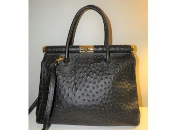 Borse In Pelle Black Genuine Leather Handbag