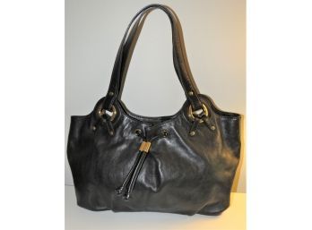 Michael Kors Black Handbag With Double Handles