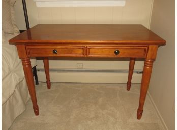 Wood 2 Drawer Table