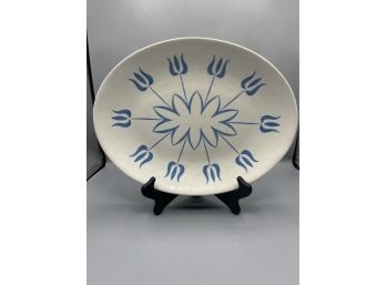 Ceramic Floral Pattern Serving Plate