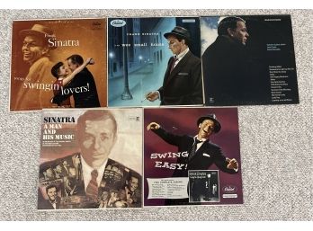 Frank Sinatra Vinyl Records - 5 Total