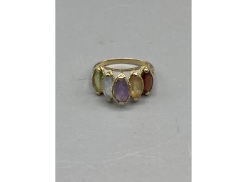 14KT Gold Gemstone Ring - 2.2 Grams - Size 5 3/4