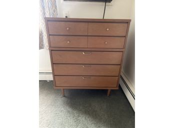 Mid-century 5 Drawer Chest With Tapered Legs