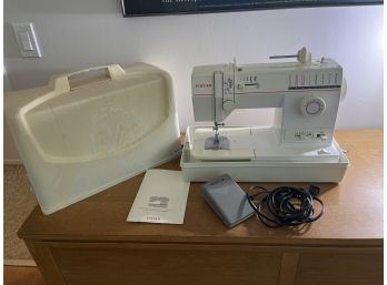 Singer Sewing Machine Free Arm Model 9015 With Foot Pedal And Portable Carry Case Included