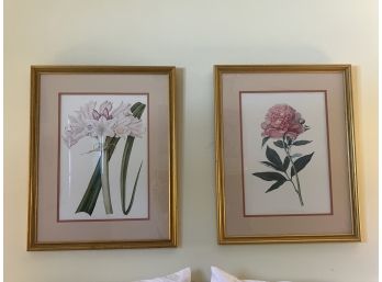 Floral Pattern Prints Framed - 2 Total