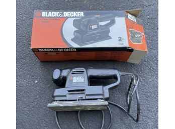 Black And Decker 1/3 Sheet Finishing Electric Sander - Box Included
