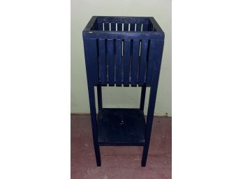 Wooden Planter Stand With Shelf